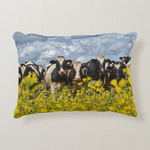 Coussins Décoratifs Ligne des vaches Holstein