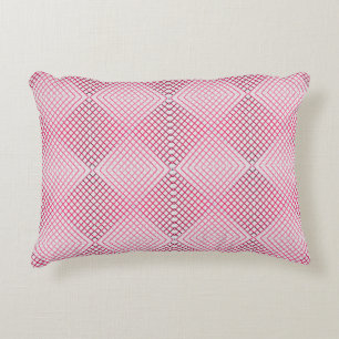 Coussins Décoratifs Lignes de dégradé motif 02 Pink Offwhite BG