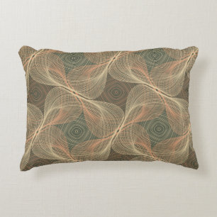 Coussins Décoratifs Lignes organiques formes géométriques illusion opt