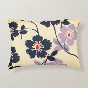 Coussins Décoratifs Lilac et Floral Bleu