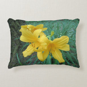Coussins Décoratifs Lilies jaunes
