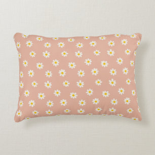 Coussins Décoratifs Little Daisies - abricot poussiéreux