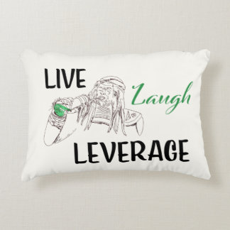 Coussins Décoratifs Live Laugh Levier lancer oreiller