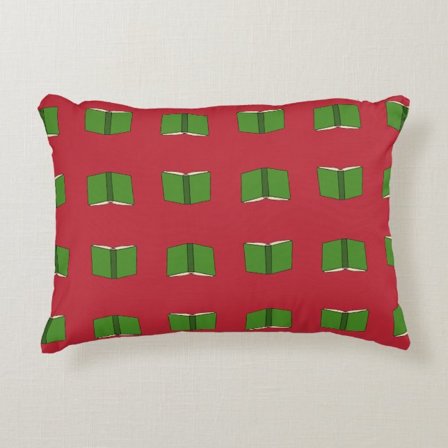 Coussins Décoratifs Livre vert de dessin (Devant)