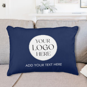 Coussins Décoratifs Logo et texte promotionnel personnalisé pour l'ent