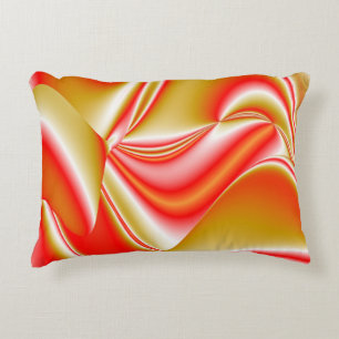 Coussins Décoratifs Love and Gold Abstrait 3D Rainbowart