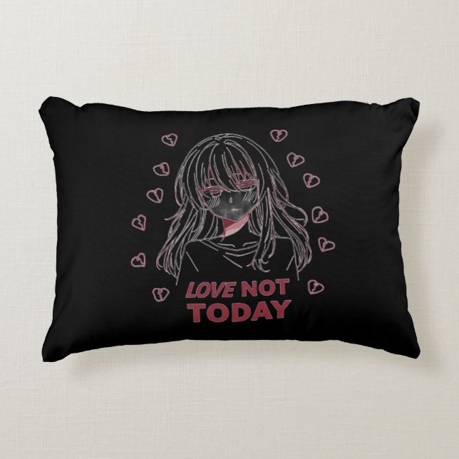 COUSSINS DÉCORATIFS LOVE NOT TODAY (Devant)