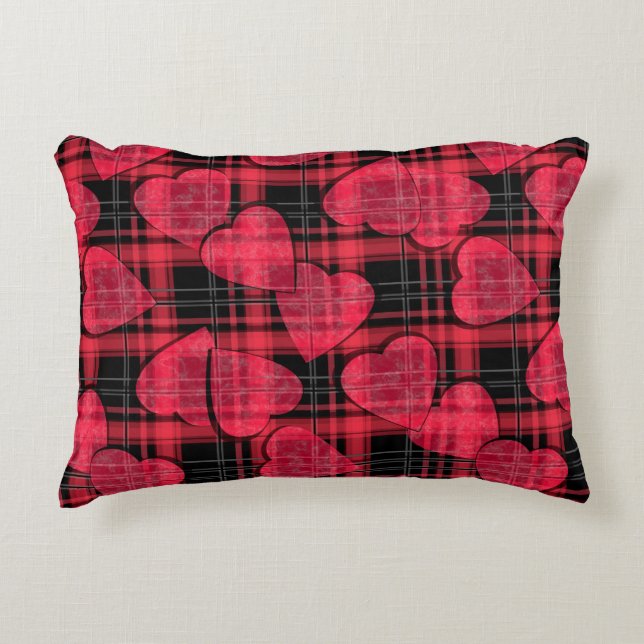 Coussins Décoratifs Love plaid (Devant)