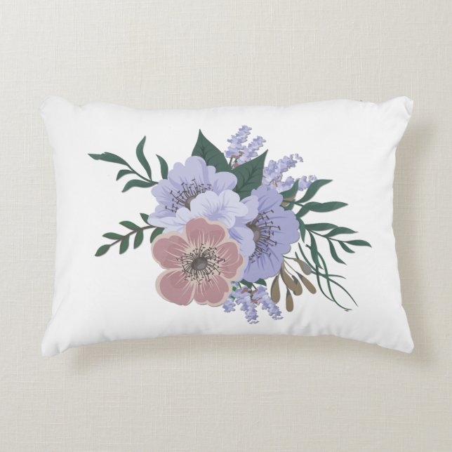 Coussins Décoratifs Lovely Lavender dans Bouquet (Devant)