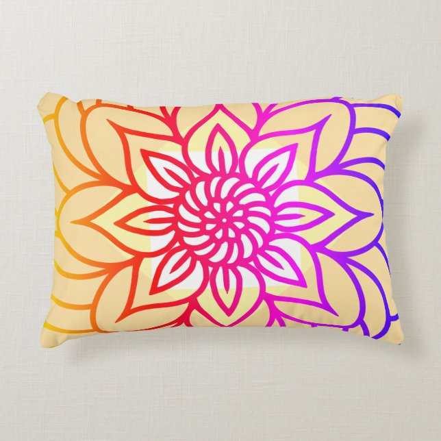 Coussins Décoratifs Lumière Mandala (Devant)