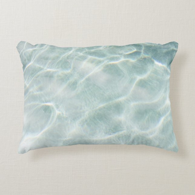 Coussins Décoratifs Lumière réfléchie à l'eau le jour (Devant)