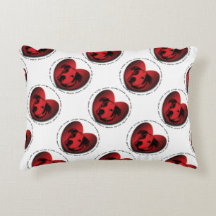 Coussins Décoratifs Luv-A-Bull Bouledogue Américain Pit Bull Cœur
