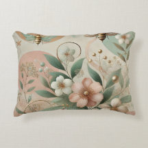 Luxe élégante Soft Pastel Floral aux abeilles