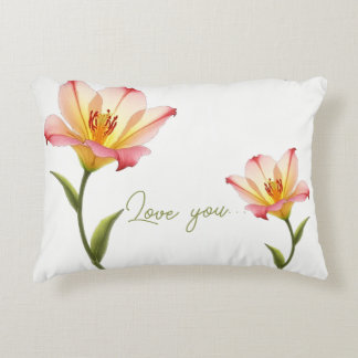 Coussins Décoratifs Lys d'affection croustillants