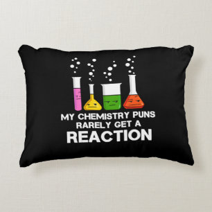Coussins Décoratifs Ma Chimie Puns Rarement Obtenir Réaction Science P