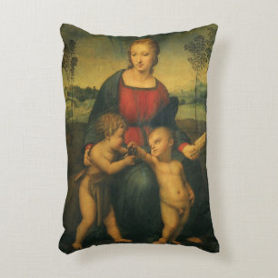Coussins Décoratifs Madonna du Goldfinch par Raphael Sanzio