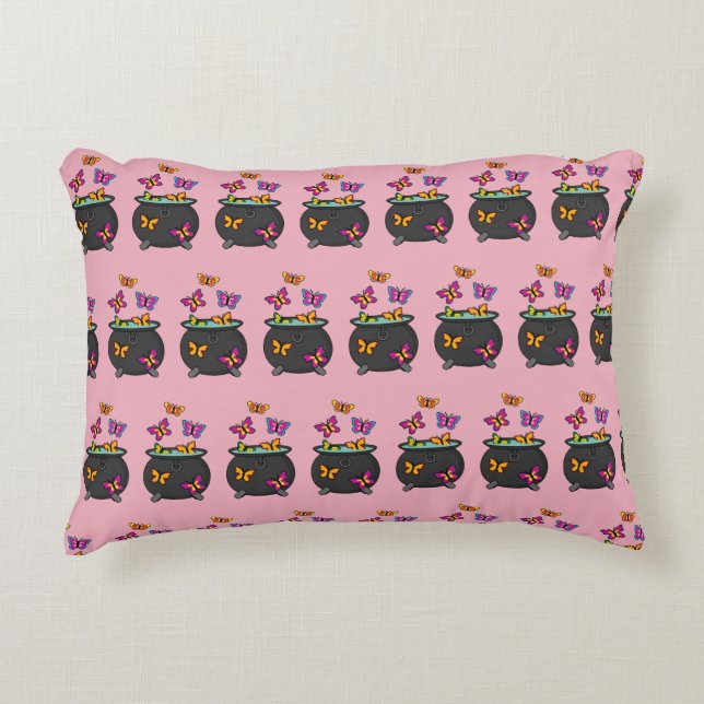 Coussins Décoratifs Magical Butterflies from a cauldron (Devant)