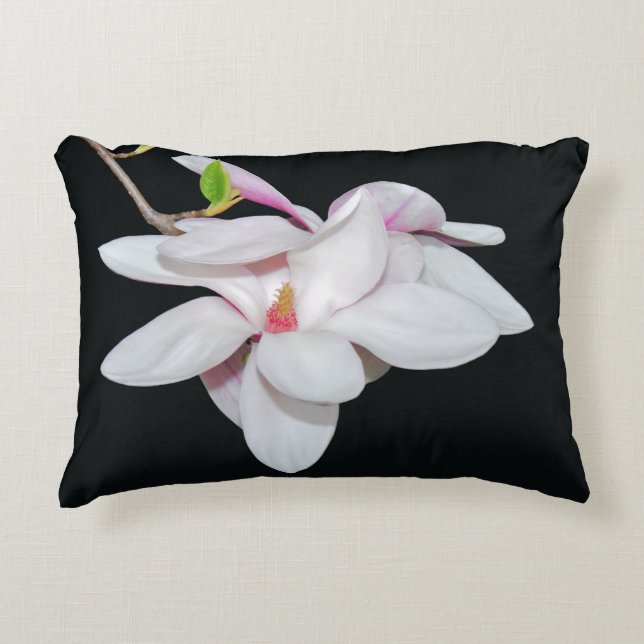 Coussins Décoratifs Magnolia blanc (Devant)