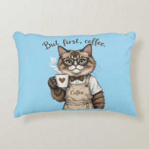 Coussins Décoratifs Mais D'Abord, Le Café