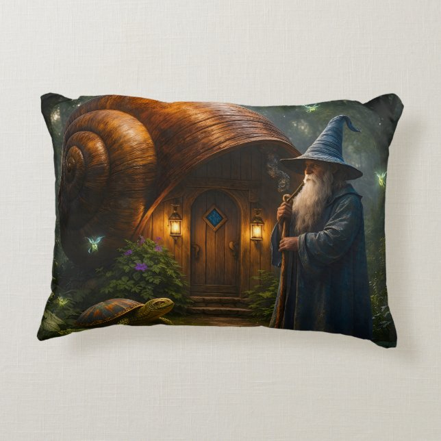 Coussins Décoratifs Maisonnette coquillage escargot rectangulaire magi (Dos)