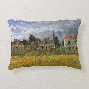 Coussins Décoratifs Maisons à Argenteuil par Claude Monet, Art Vintage