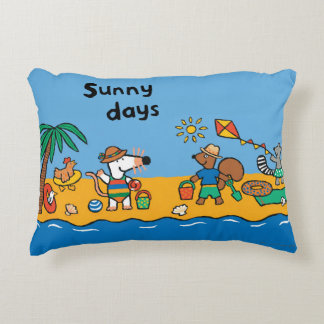 Coussins Décoratifs Maisy et amis à la plage