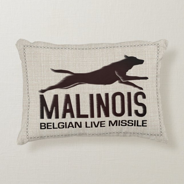 Coussins Décoratifs Malinois - berger belge - Mechelaar (Devant)