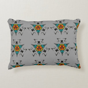 Coussins Décoratifs "Mandala Ardoise Moderne"