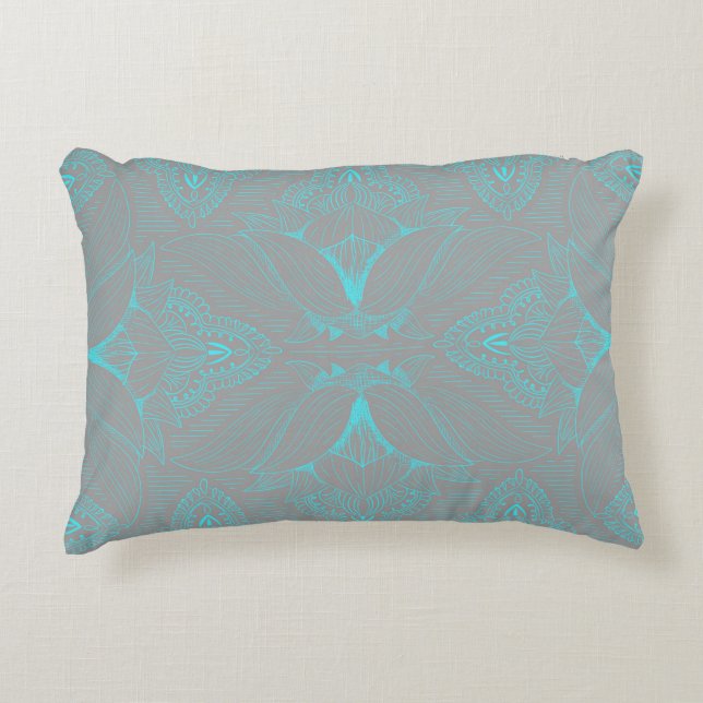Coussins Décoratifs Mandala de fleurs 6 (Devant)