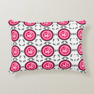 Coussins Décoratifs Mandala floral motif sans couture moderne orbite r