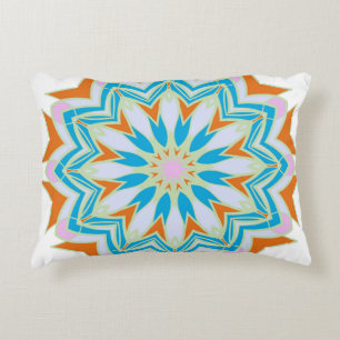 Coussins Décoratifs mandala vintage, mandala floral. Mandala oriental.