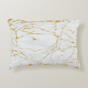 Coussins Décoratifs Marbre Golden Texture Motif sans couture