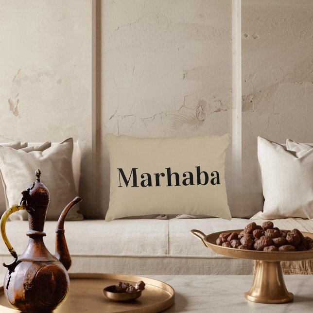 Coussins Décoratifs Marhaba - simple salutation arabe (Créateur téléchargé)