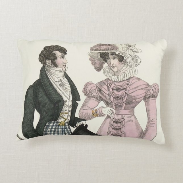 Coussins Décoratifs Mariage Antique Mode Homme Femme 1823 (Dos)