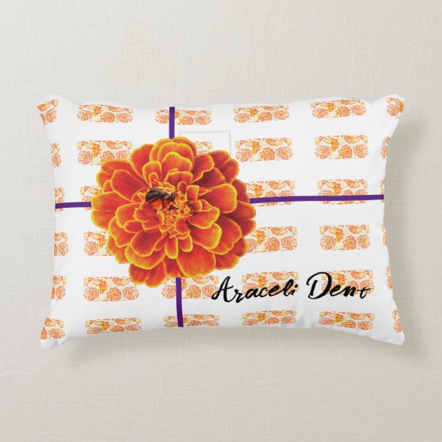 Coussins Décoratifs Marigolds et Bee (Devant)
