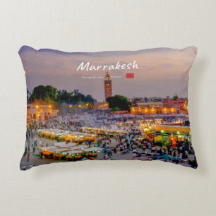 Coussins Décoratifs Marrakech, Maroc - Place Jemaa el Fnaa