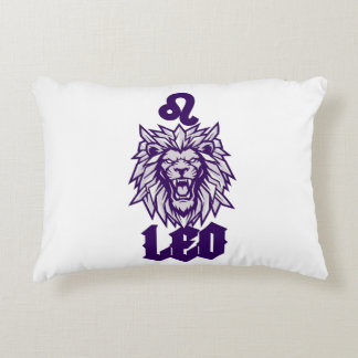 Coussins Décoratifs Mascotte cybernétique violette du signe du zodiaqu