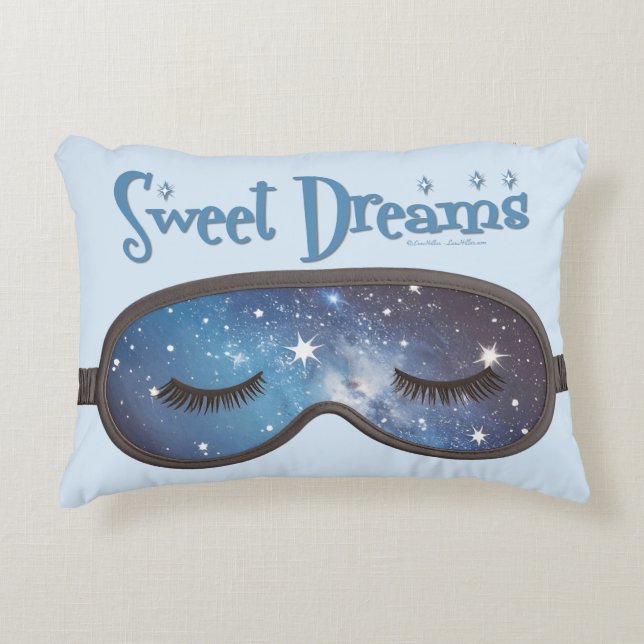 Coussins Décoratifs Masque de visage Sweet Dreams (Devant)
