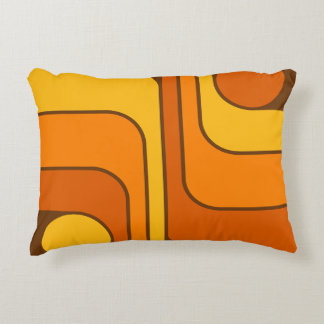 Coussins Décoratifs MCM 1970s Retro Style Geometric Design