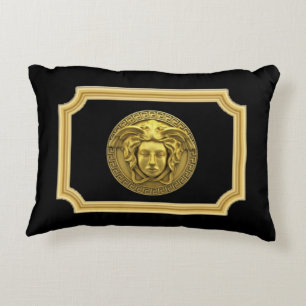 Coussins Décoratifs Médaillon doré romain designer