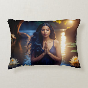 COUSSINS DÉCORATIFS MÉDITATION - YOGA - BIEN-ÊTRE - CARPE DIEM