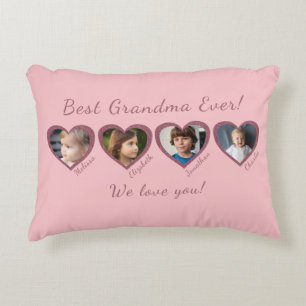 Coussins Décoratifs Meilleur grand-mère personnalisée quatre Modèles p