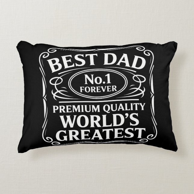 Coussins Décoratifs Meilleur Papa (Devant)