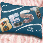 Coussins Décoratifs Meilleure année des amis photo Collage<br><div class="desc">Ce coussin de collage photo présente des modèles de lettre pour quatre photos de vous et de vos meilleurs amis. Le texte dit BEST YEAR EVER, faisant de ce jour férié parfait, cadeau de fin d'année pour vos besties. Un cadeau réfléchi pour les amis à l'obtention du diplôme ou qui...</div>