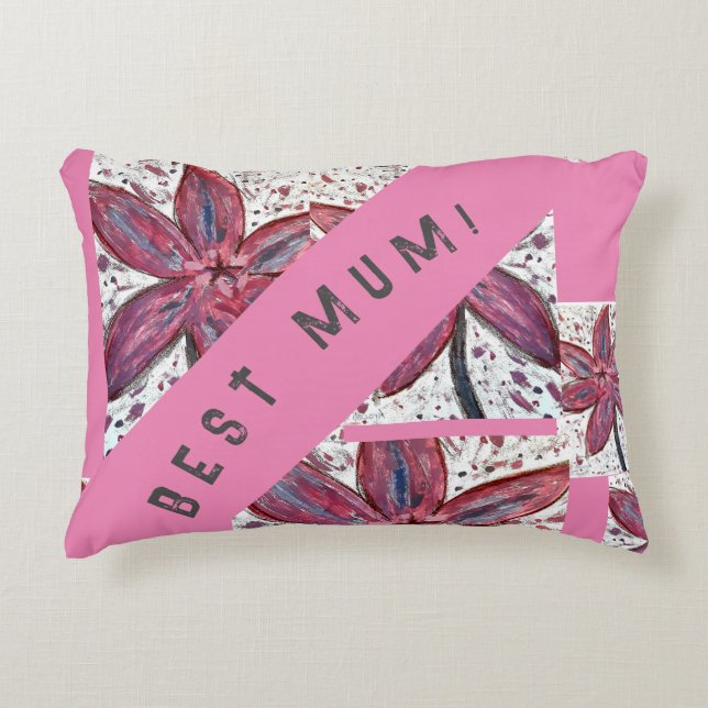 Coussins Décoratifs Meilleure maman ! (Devant)