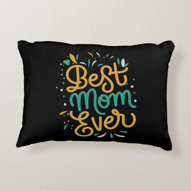 Coussins Décoratifs meilleure maman jamais (Dos)