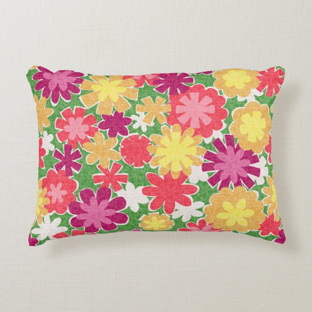 Coussins Décoratifs Mélange floral (Devant)