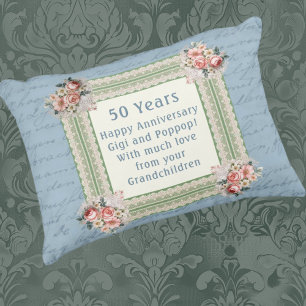Coussins Décoratifs Mémoire des roses fanées victoriennes vintage