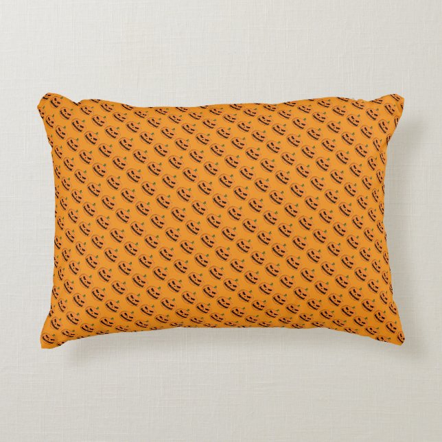 Coussins Décoratifs Menacer Jack O'Lantern Halloween (Devant)