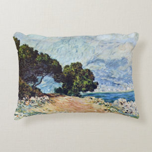 Coussins Décoratifs Menton vu du Cap Martin par Claude Monet